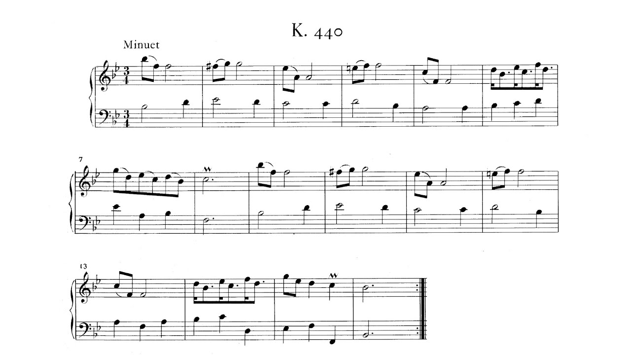 Domenico Scarlatti, Sonata K. 440 in B-flat