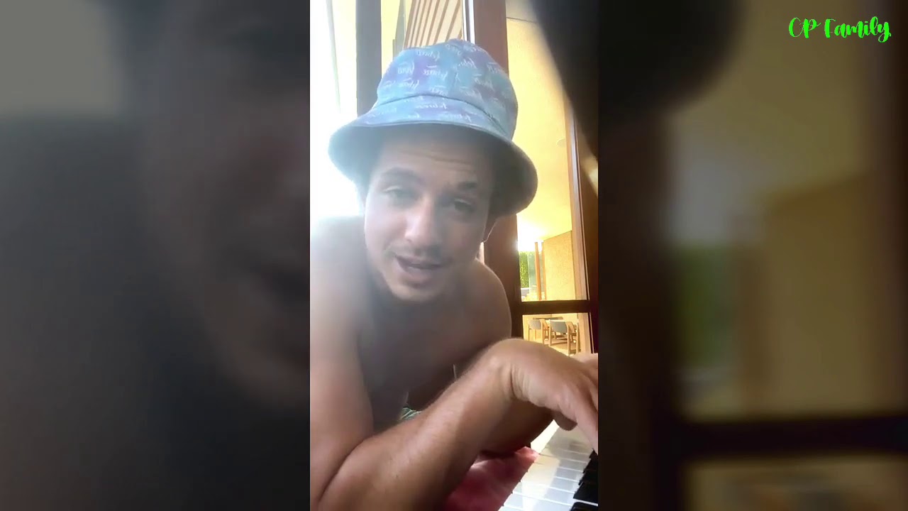 Charlie Puth performs a new song 