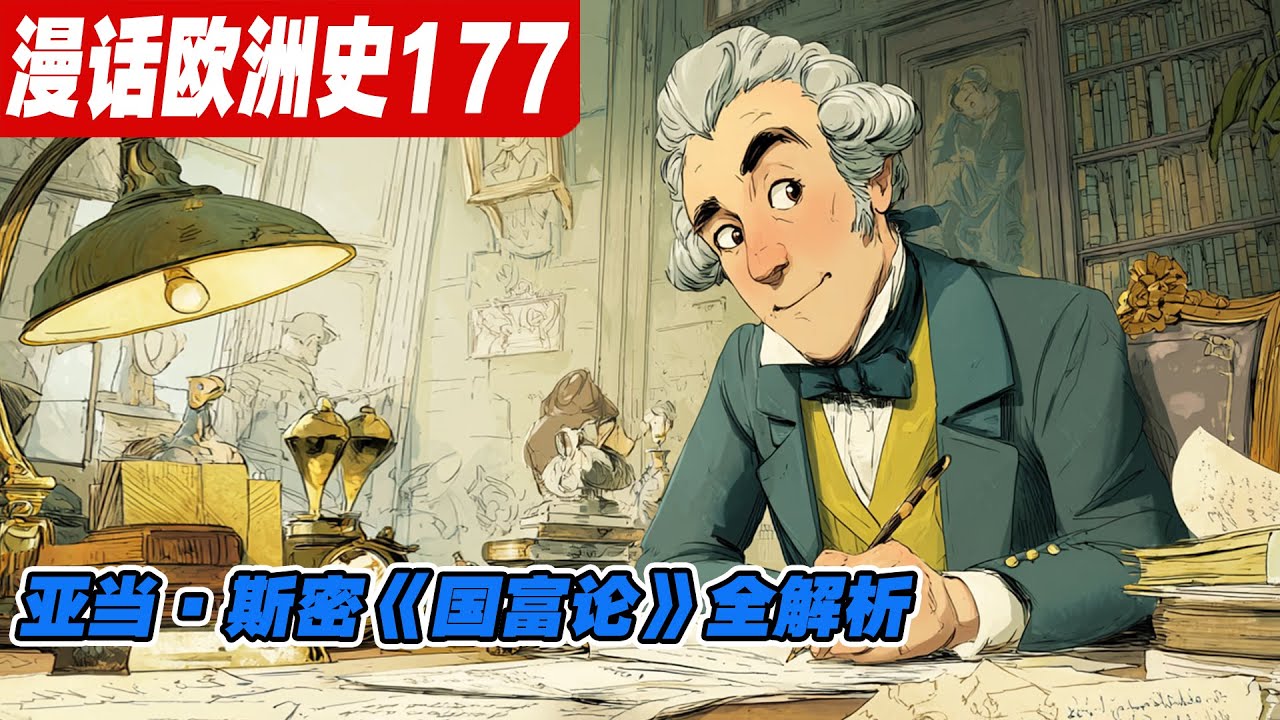亚当·斯密《国富论》全解析：现代经济学如何诞生？《漫话欧洲史177》从上帝到“看不见的手”：亚当斯密如何用经济学“取代”了神的旨意？
