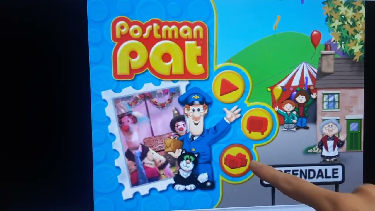Postman Pat: Clowns Around! DVD Menu Walkthrough.