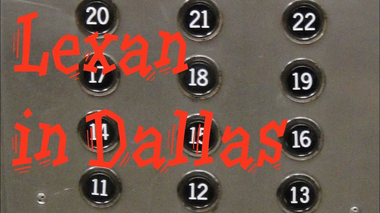 Otis Lexan High Rise Service Elevator @ Plaza of the America's in Dallas Texas
