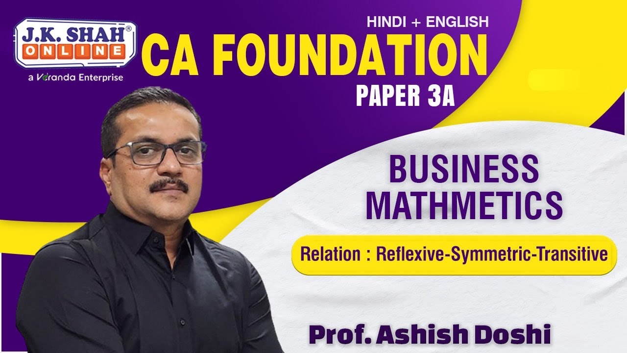 Relation   Reflexive Symmetric Transitive