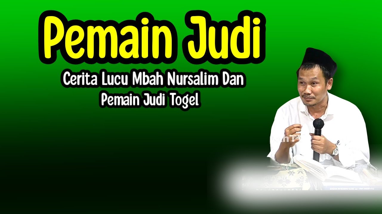 GUS BAHA. PEMAIN JUDI NOMER, JUDI JAMAN DULU.