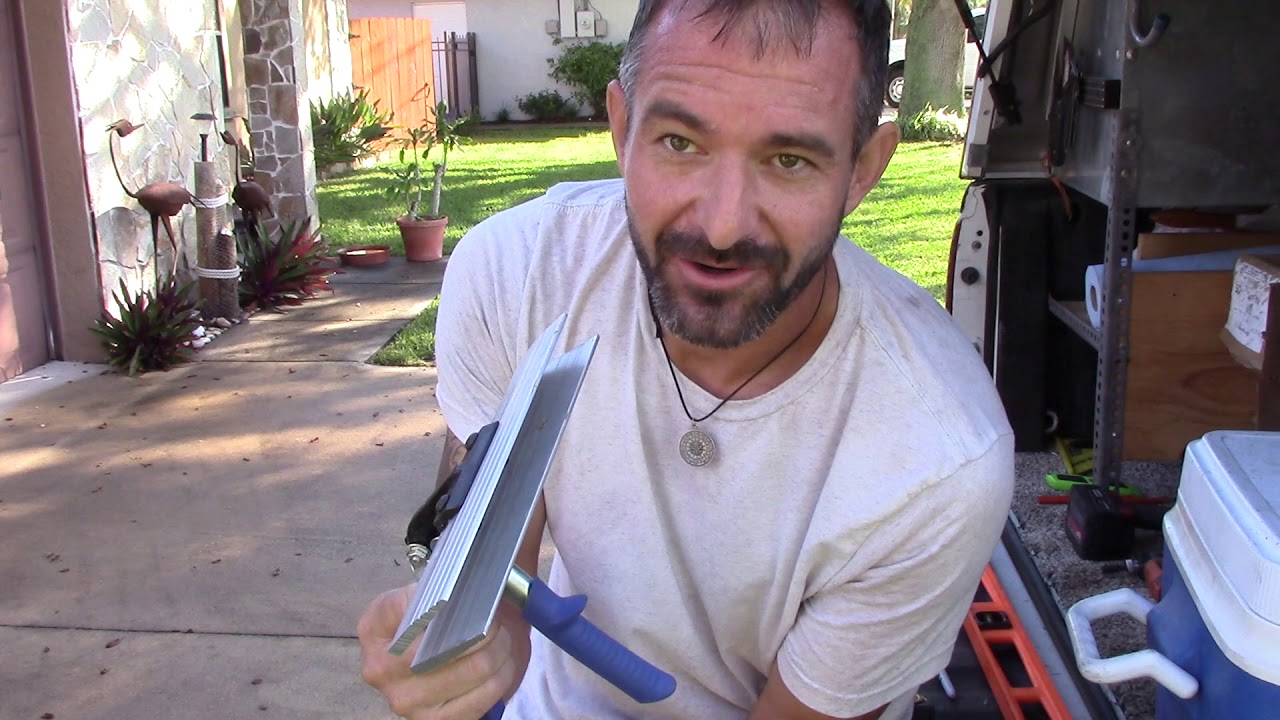Leaf Filter Installation  Lanai Gutter Guard