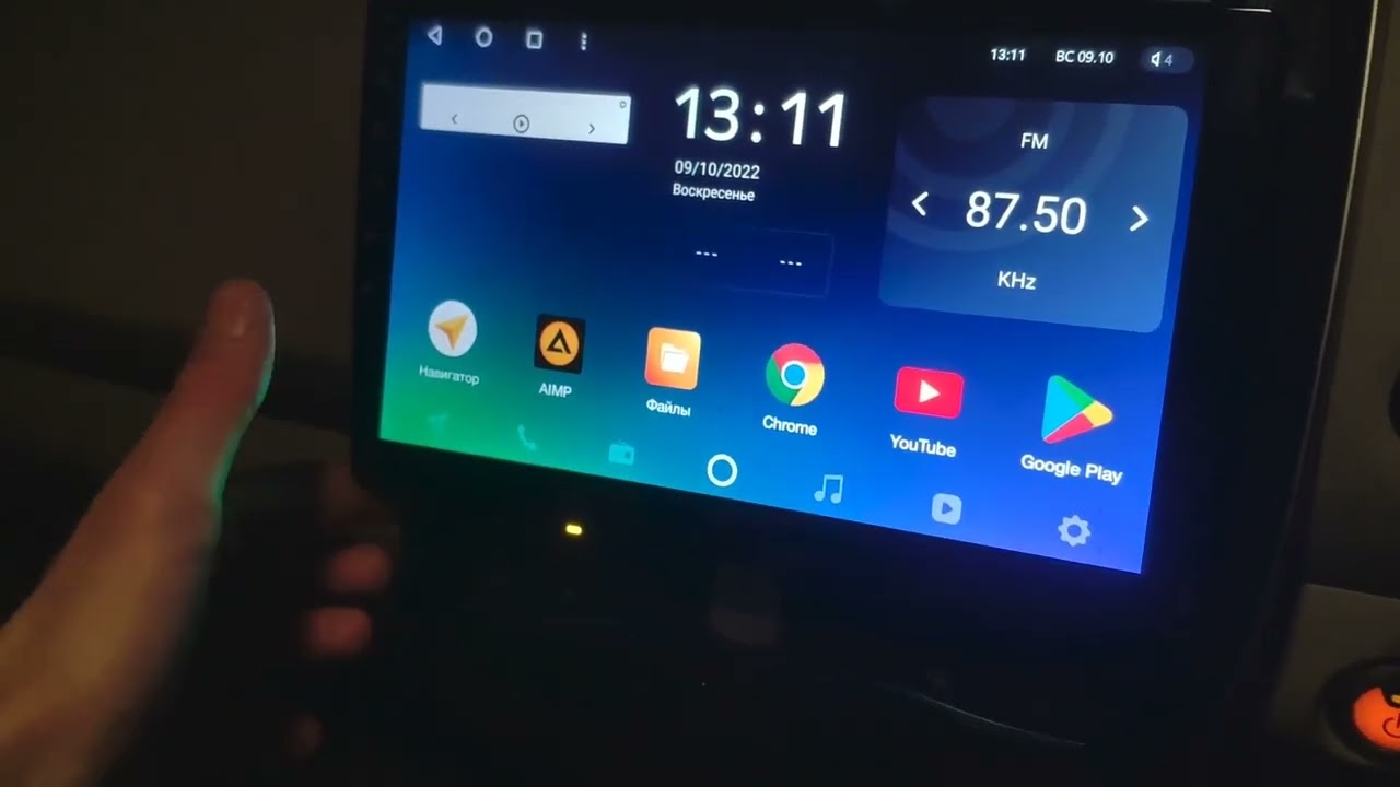 Удаленное управление климатом Nissan Leaf ZE0 и вывод климата на не штатное ГУ. Демонстрация работы