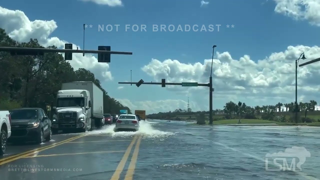 10-01-2022 Warm Mineral Springs, FL  - Myakka River and Road Flooding