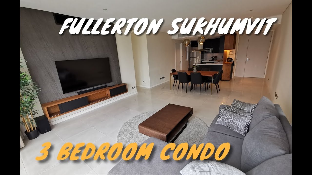 Pet Friendly 3 bedroom Condo for Rent Fullerton Sukhumvit Bangkok