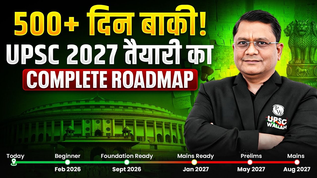 UPSC 2027 in 500 Days? | Ultimate Prelims + Mains Study Plan for UPSC 2027 | OnlyIAS Hindi