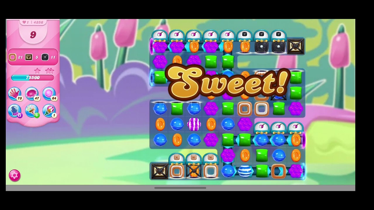 Candy Crush Saga level-4356//No boosters