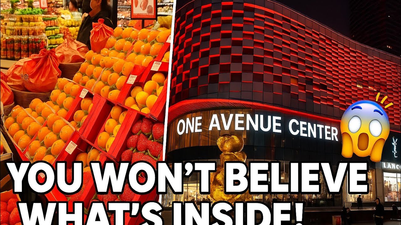Inside One Avenue Center  Mall -- Futuristic Mall in 2025