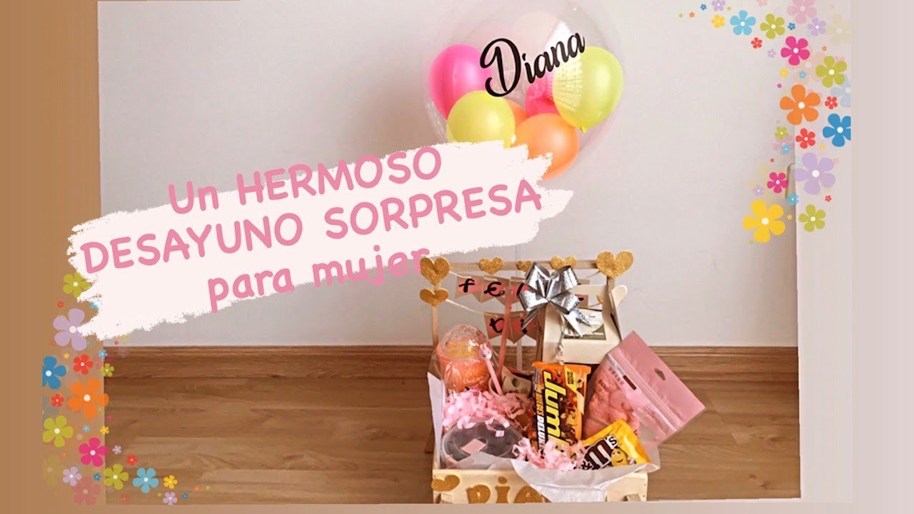 #1 FÁCIL y HERMOSO desayuno SORPRESA para MUJER💕😋