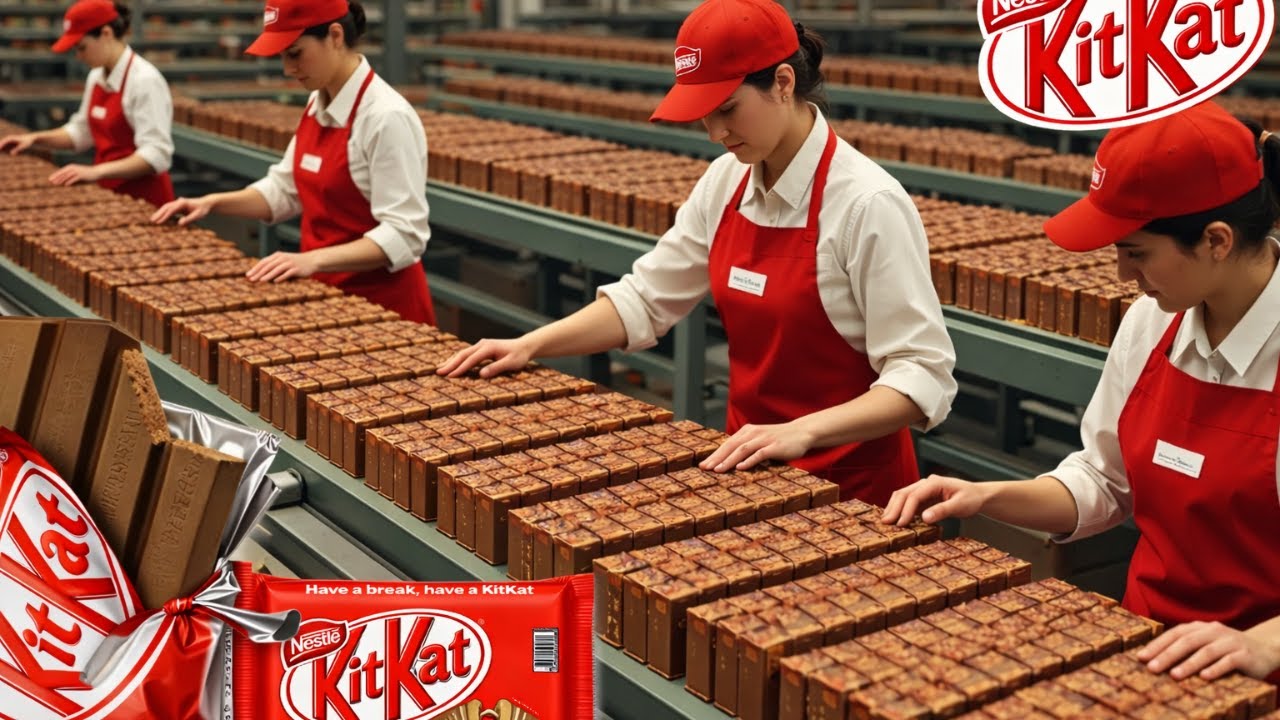 How KitKat Are Made In a Factory | Let's See Inside How They Make 8 Million Bars Every Day!
