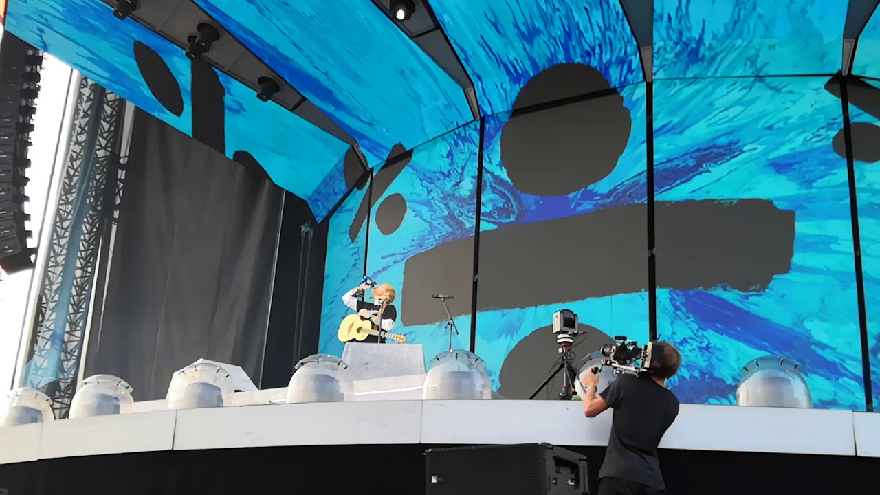Ed Sheeran - Castle on the Hill + Eraser + The A Team in Hockenheim 23.06.2019