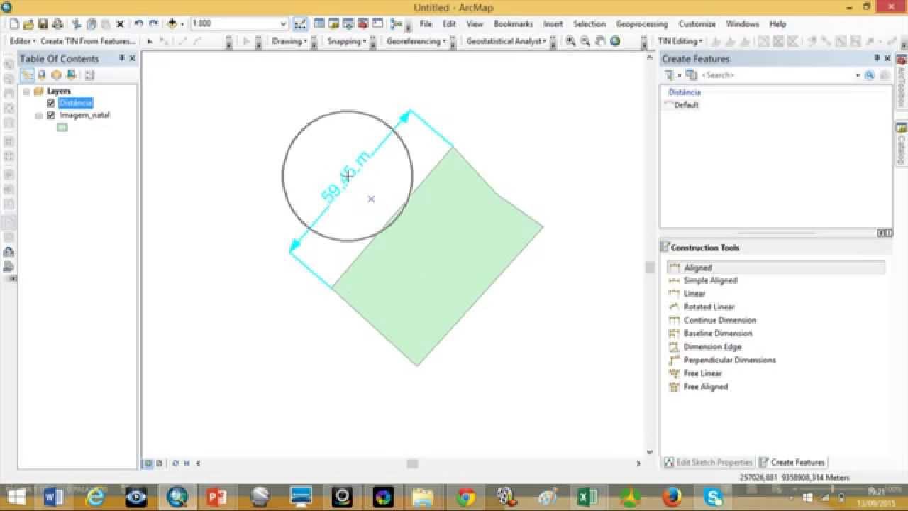 ArcGis Colocando Cotas