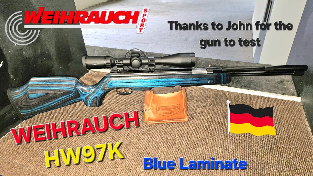 Weihrauch HW97K - Blue Laminate - Hawke Vantage 4-16x44