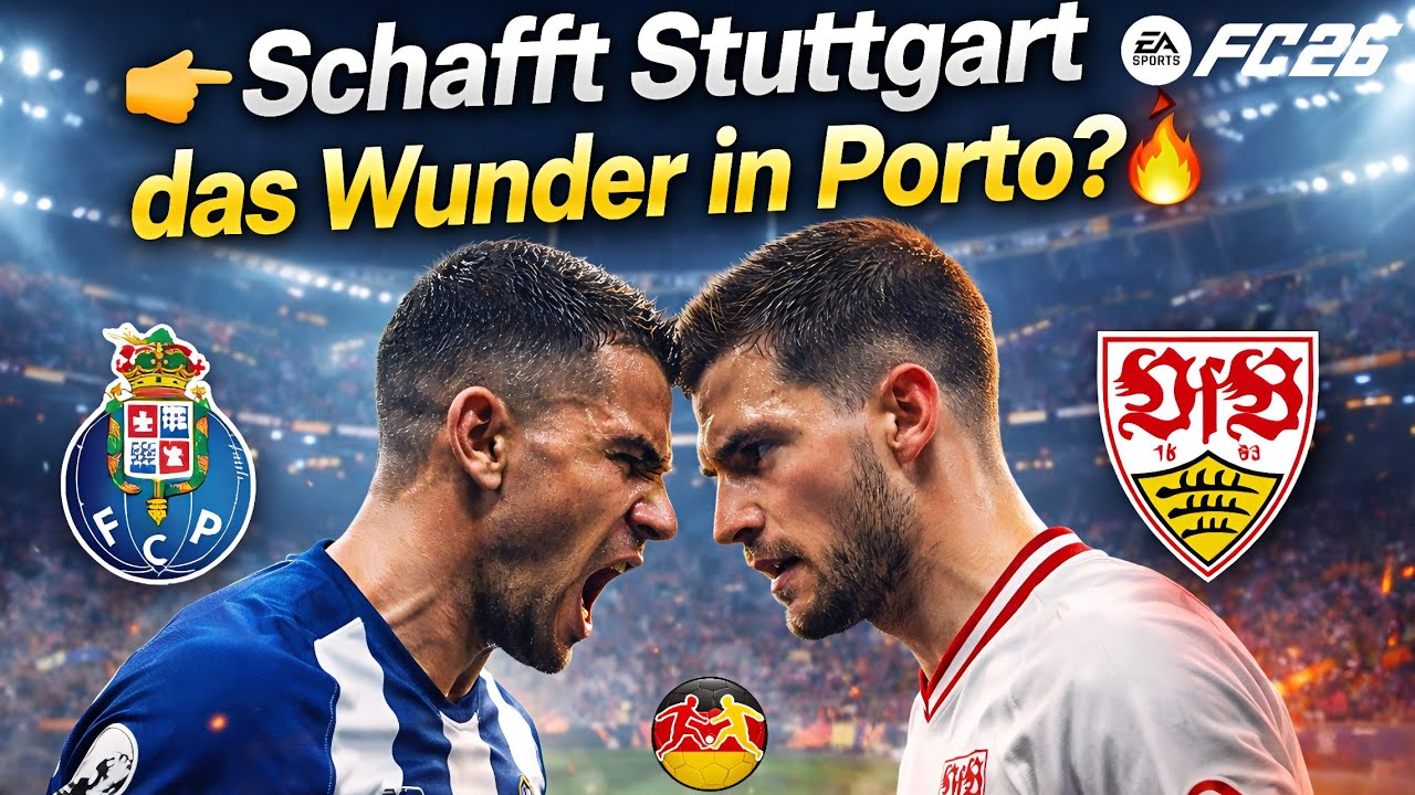 FC26 - FC Porto vs Stuttgart 🔥 | Schafft Stuttgart das Wunder in Porto? 😳 | Europa League | PS5™