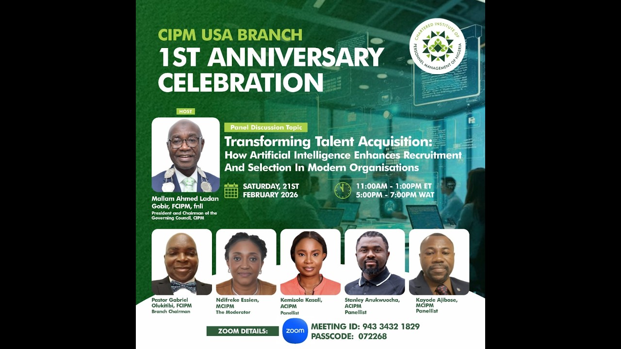 CIPM  USA BRANCH ONE YEAR ANNIVERSARY/PANEL DISCUSSION