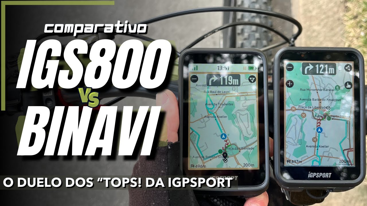comparativo: IGS800 X BINAVI - Qual é o melhor ciclocomputador da IGPSPORT?