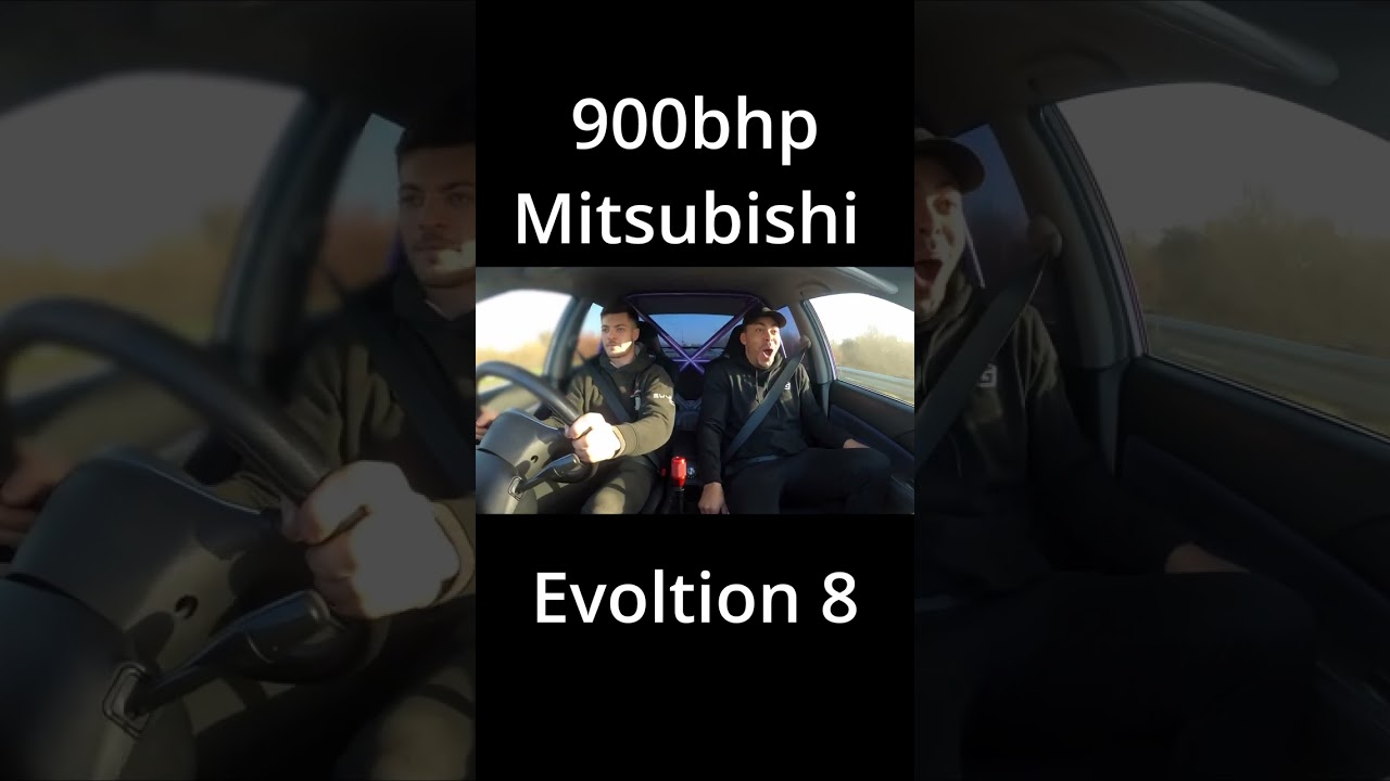 THIS 900BHP 2 0L MITSUBISHI EVO 8 IS PSYCHOTIC ON BOOST