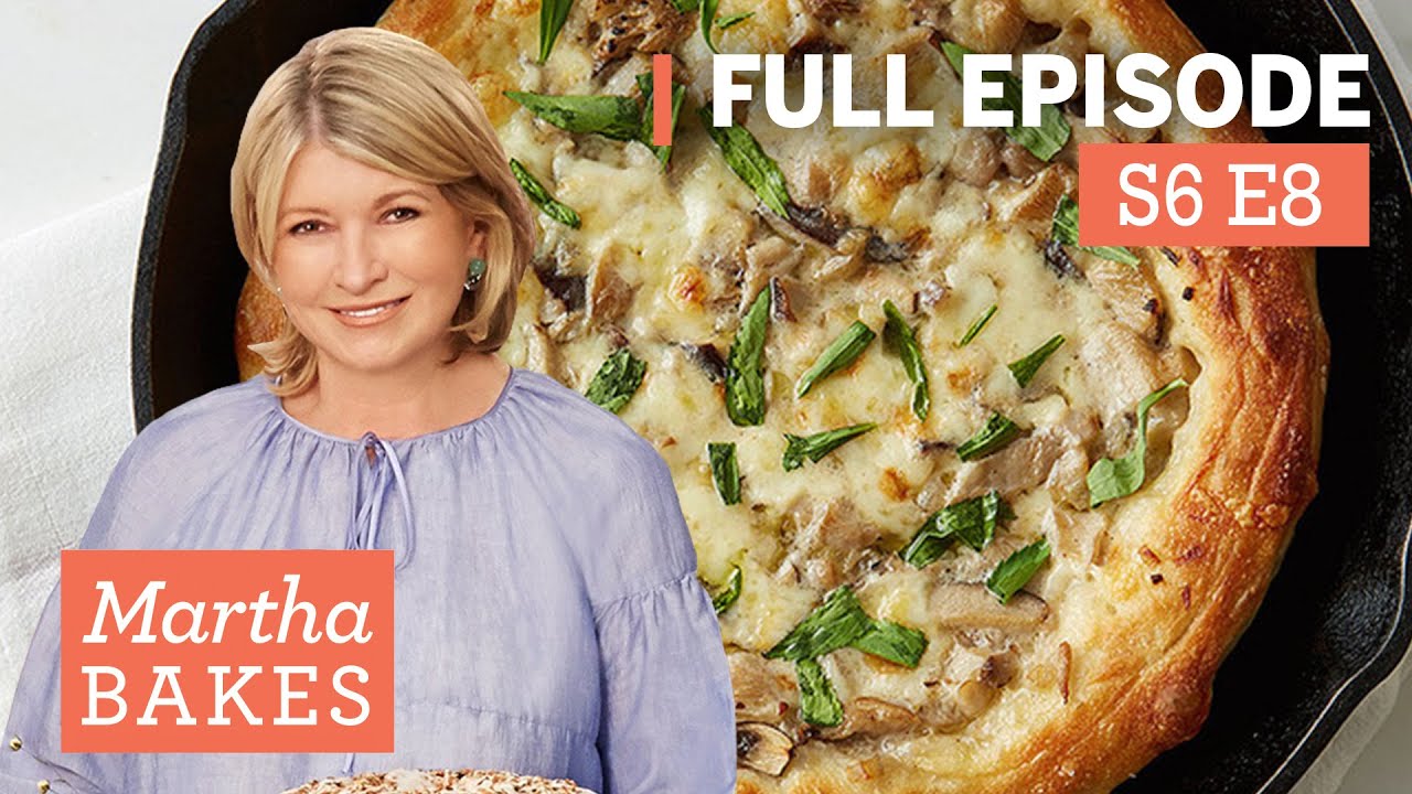 Martha Stewart Makes Skillet Pizza and Calzones | Martha Bakes S6E8 