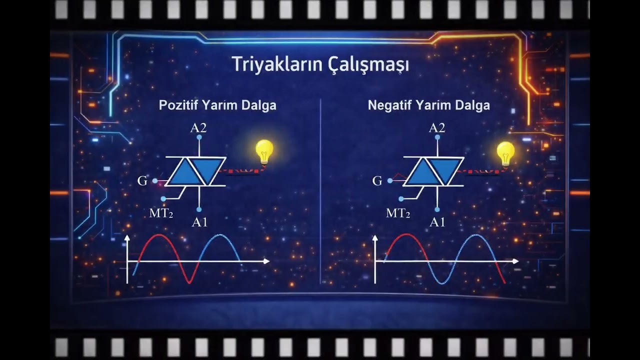 Triyakların Çalışma Mantığı | Bu Devreyi Görmeden Geçmeyin!