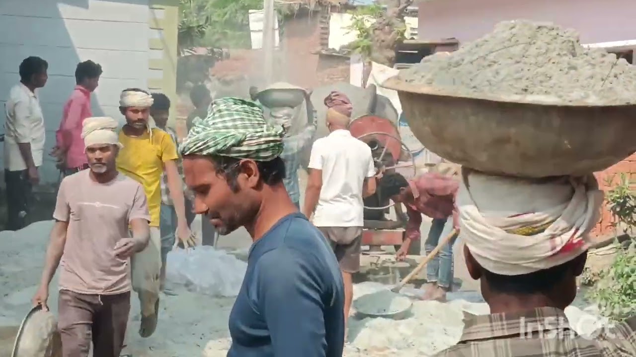 गाव में सड़क कैसे बनती है कितने लोग देखे हैं#viralvideo #