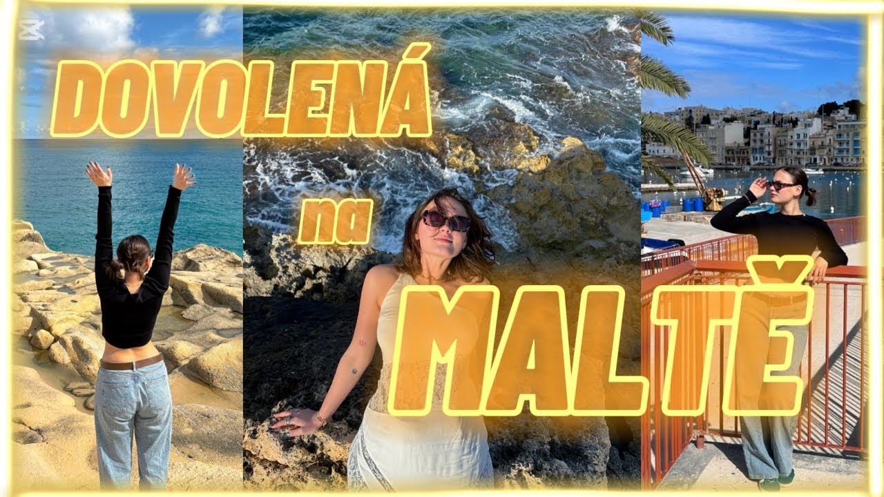 DOVOLENÁ NA MALTĚ☀️/ hektický vlog part 1