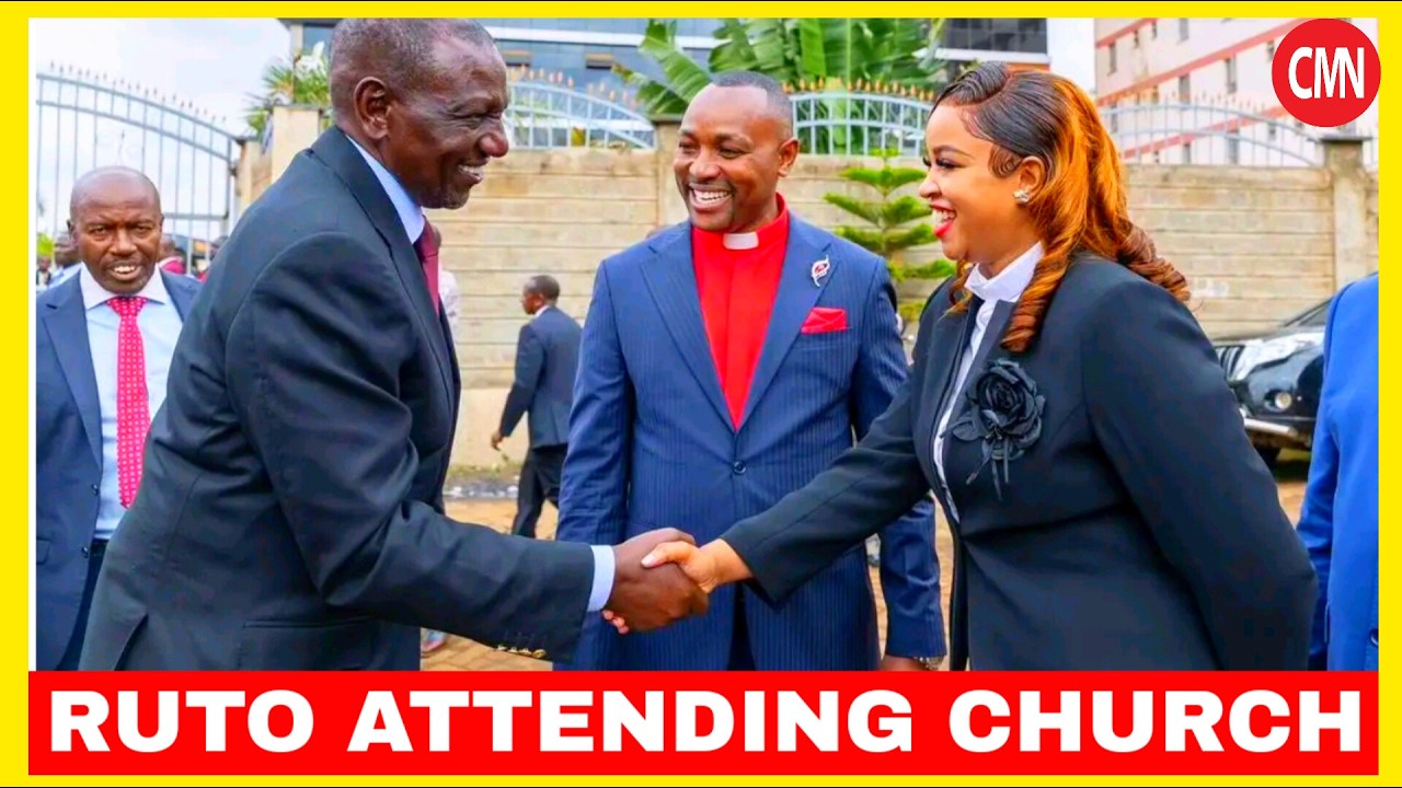 LIVE;RUTO ATTENDING CHURCH SERVICE IN MT KENYA