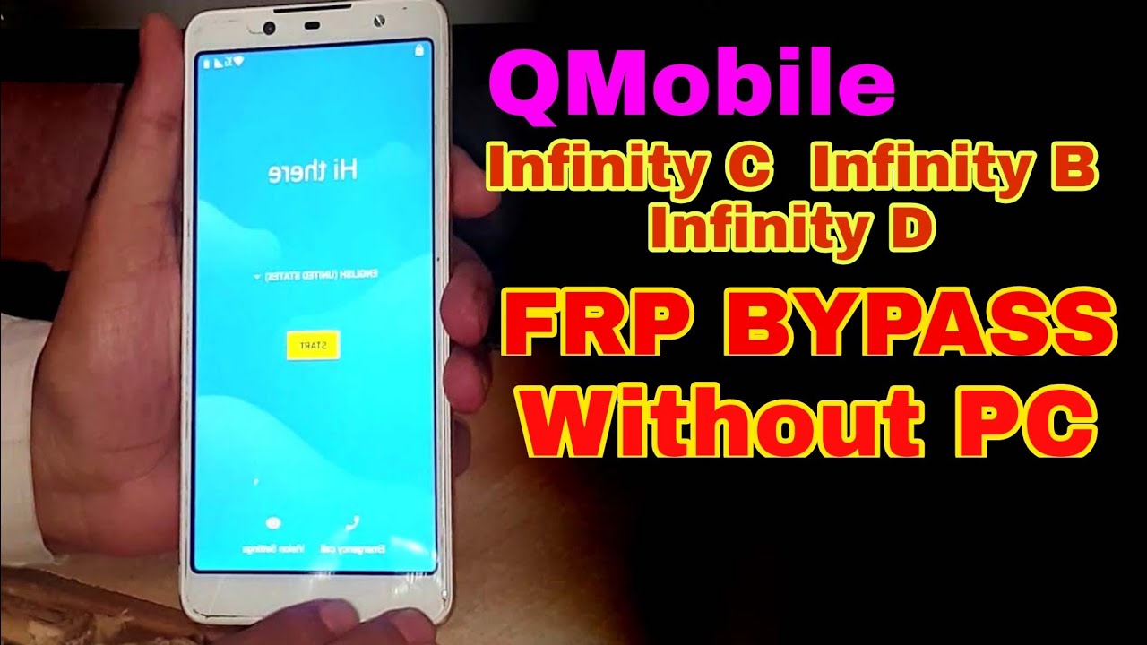 QMobile Infinity C/B/D Frp Bypass Google Account Verification | Verify Your Account Remove Android 7
