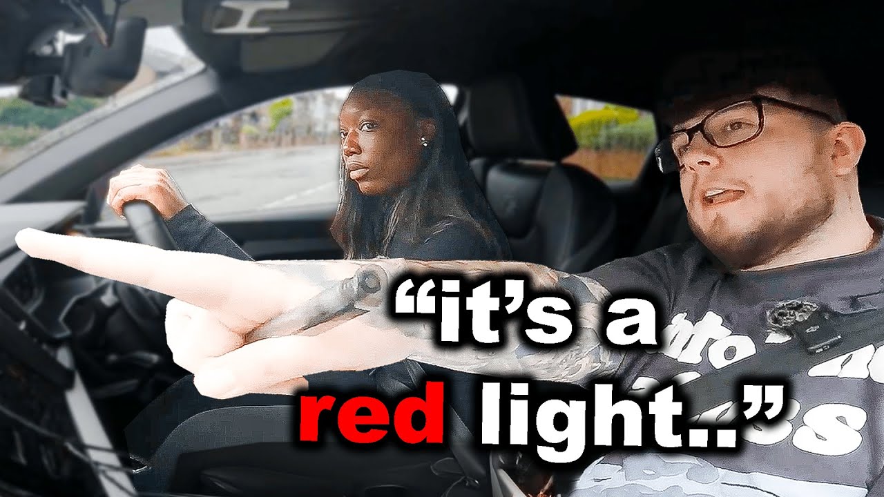 Beginner Learner RUNS Red Light in Driving Test... (2 SERIOUS FAULTS)