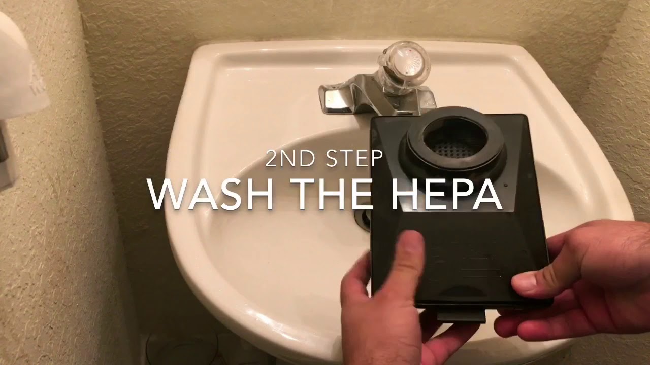 Cleaning the Rainbow Vacuum HEPA Filter