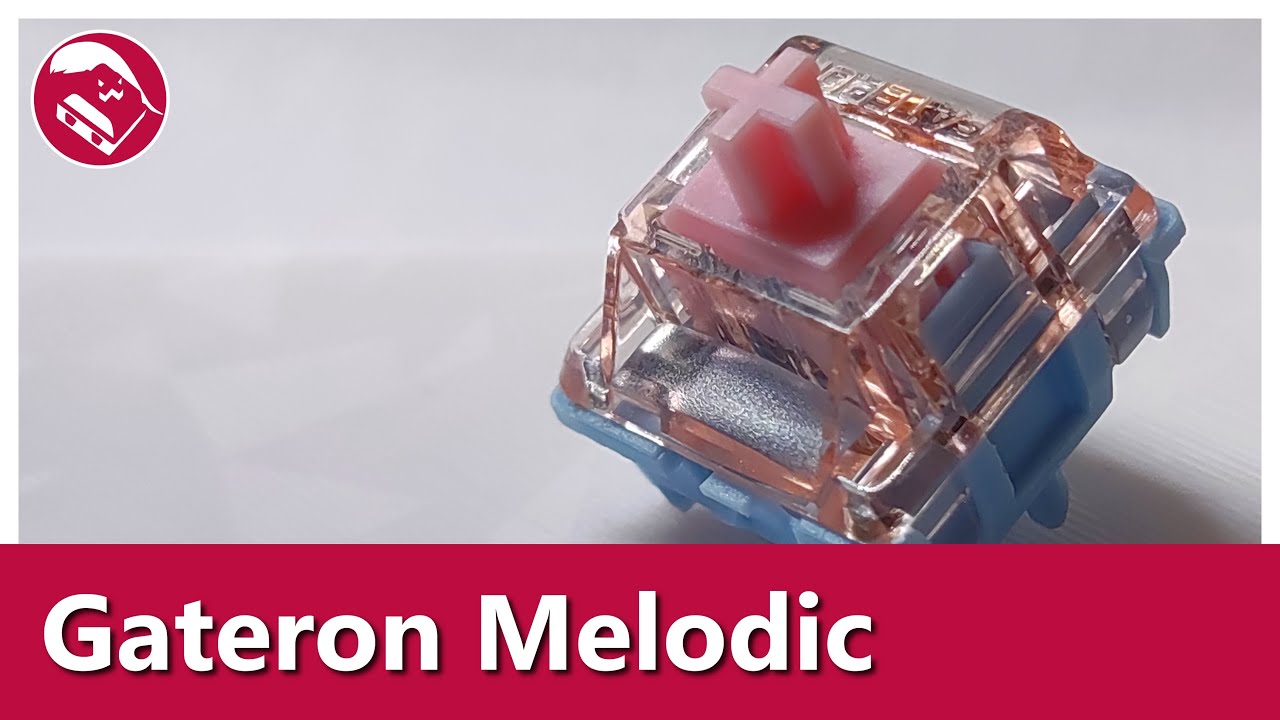 The bar to pass for any clicky | Gateron Melodic switch sound test and review