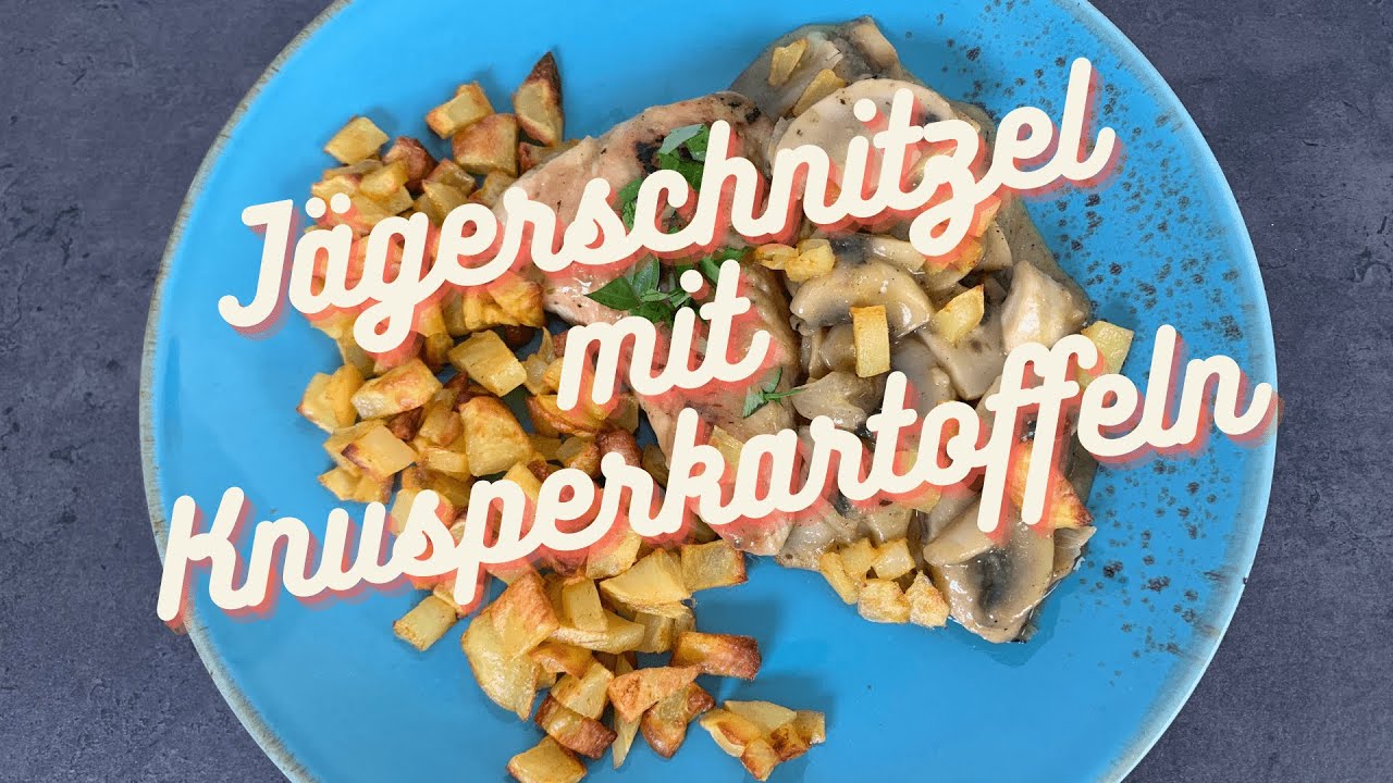 WW Weight Watchers Rezepte | Normale Zubereitung | J&auml;gerschnitzel mit Knusperkartoffeln