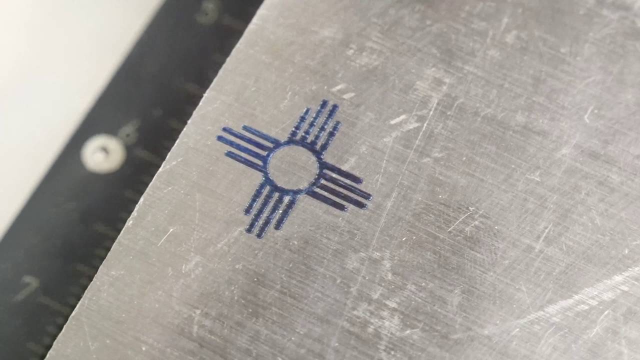 Mark Titanium with a CO2 Laser Engraver!