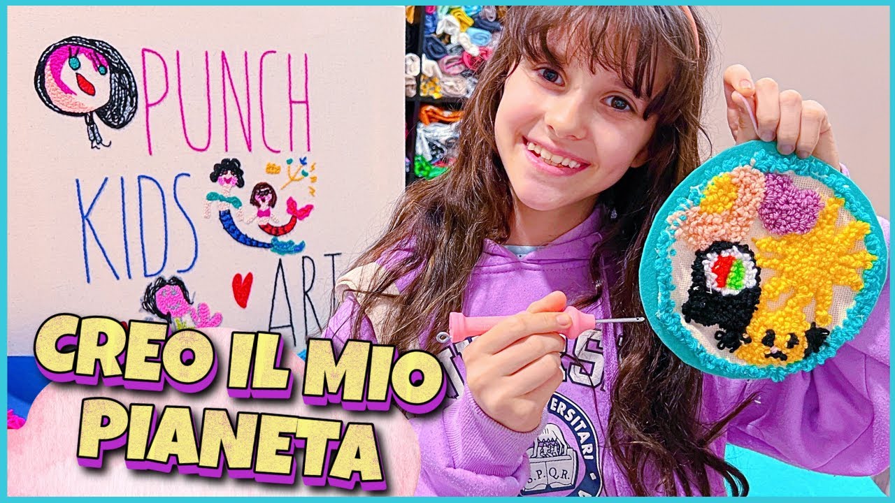 Creiamo il nostro Pianeta con il Punch Needle!