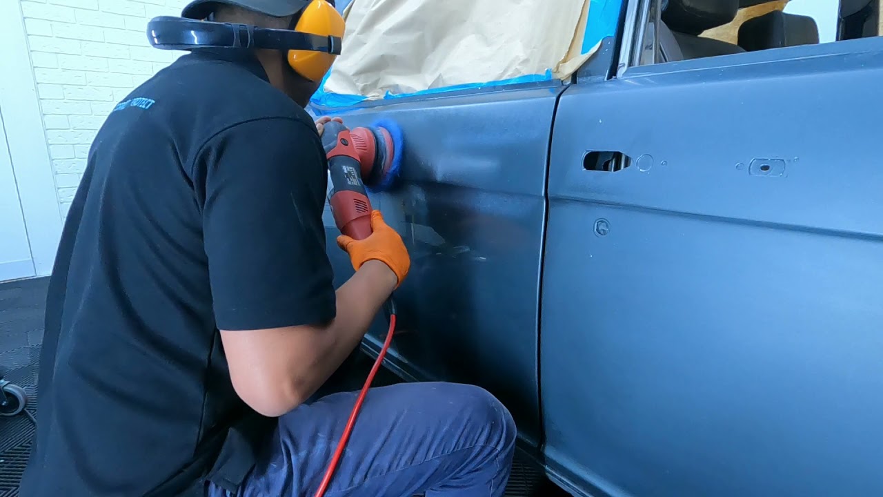 Rolls Royce Heavy Paint Correction using a Rotary