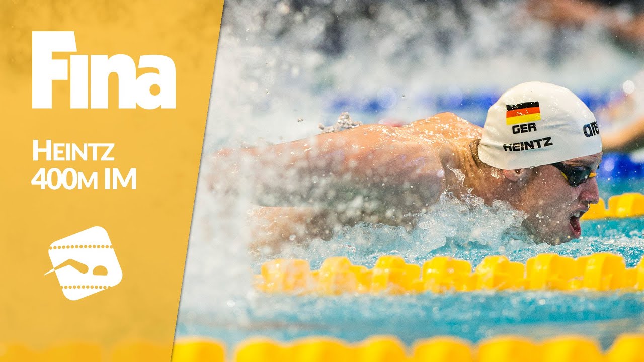 Heintz is the fastest man in 400m individual medley #1 Paris