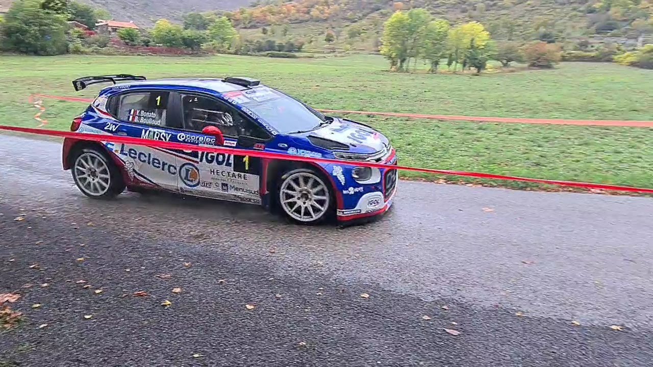 62ème rallye critérium des cévennes 2021 moderne (ES1) glisses