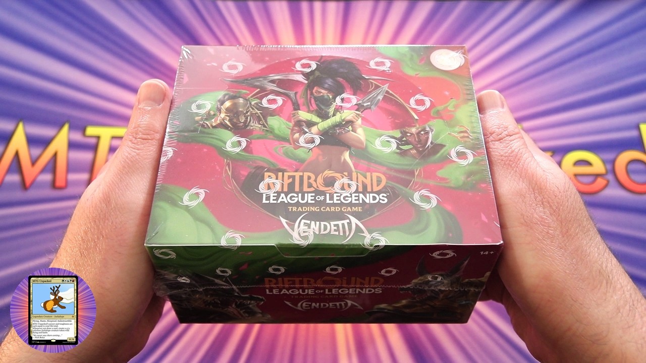 Riftbound: League of Legends TCG Vendetta &mdash; распаковка &mdash; ОГОНЬ-КАРТЫ!