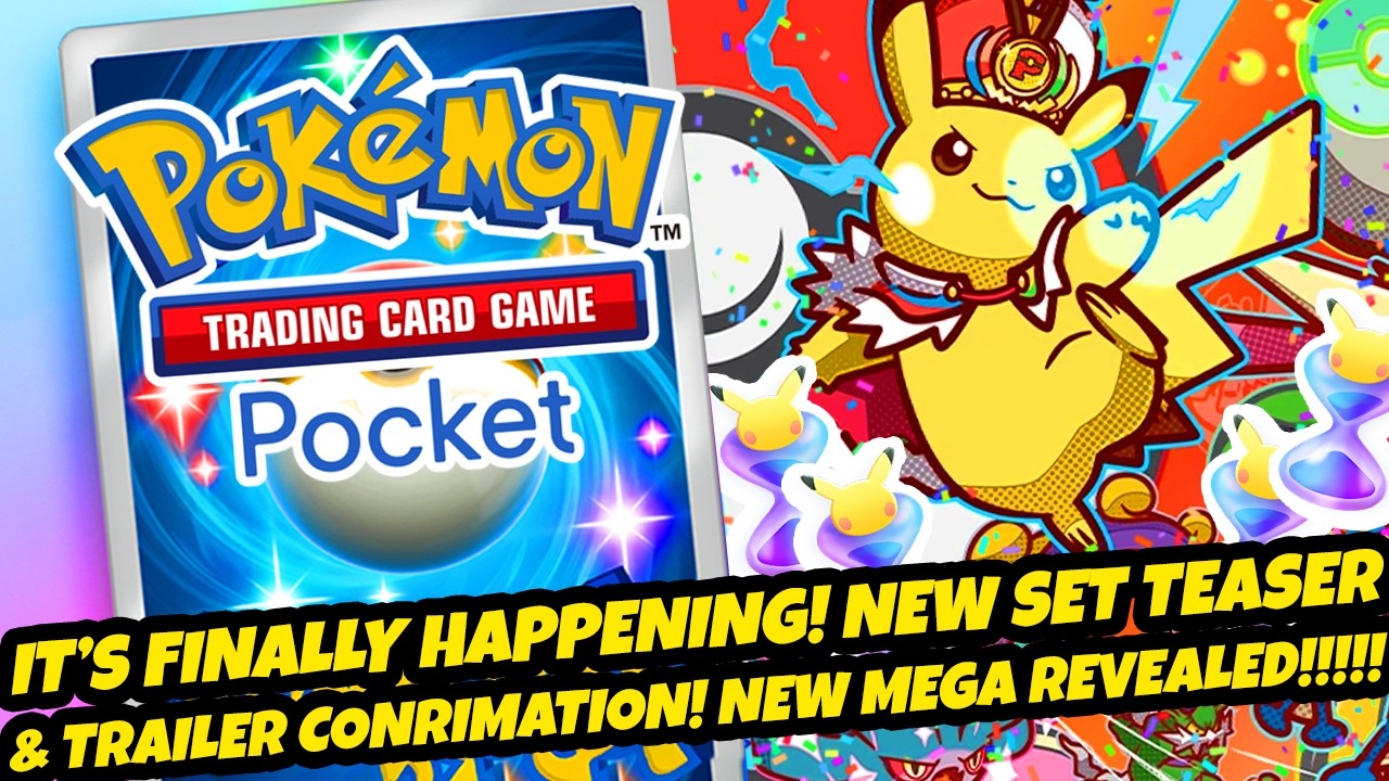 *IT'S FINALLY HAPPENING!* New Set Teaser & Trailer Confirmation! New MEGA Revealed! (Pokémon Pocket