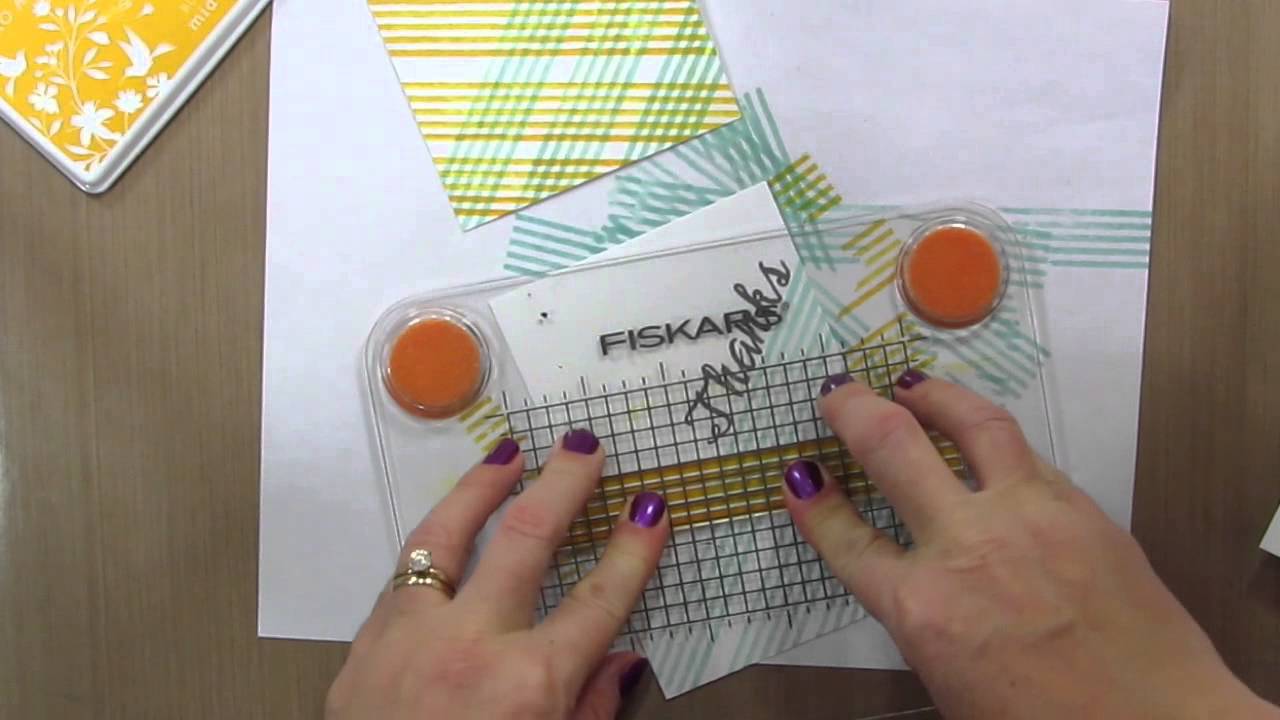 Thank You KISS Cards - Plaid Stamping with Catherine Pooler
