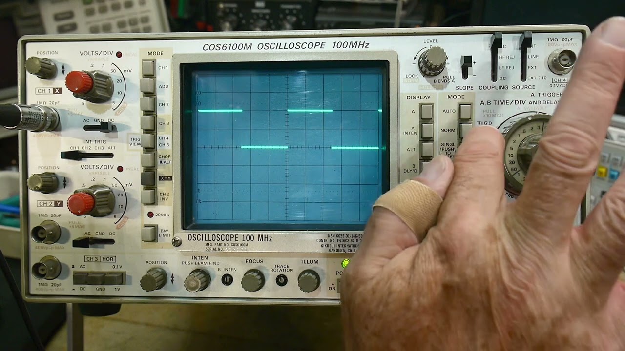 #1257  Basics: How to use an Oscilloscope
