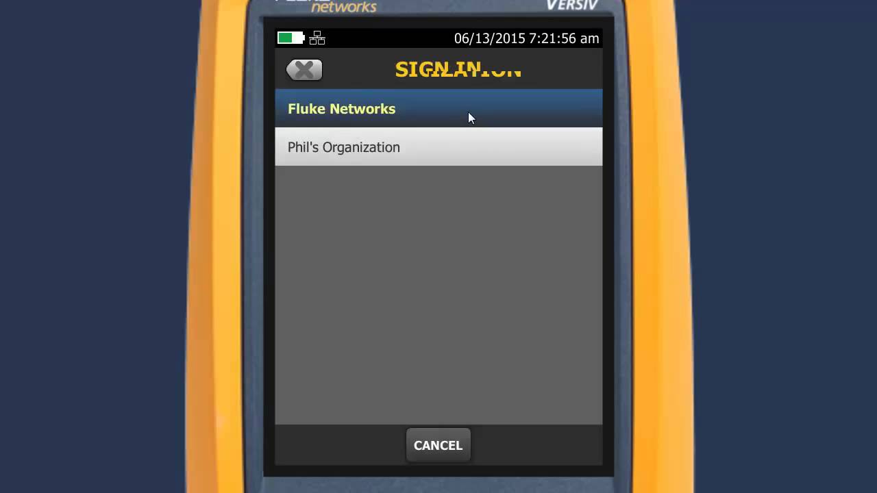 LinkWare™ Live - Uploading projects: By Fluke Networks