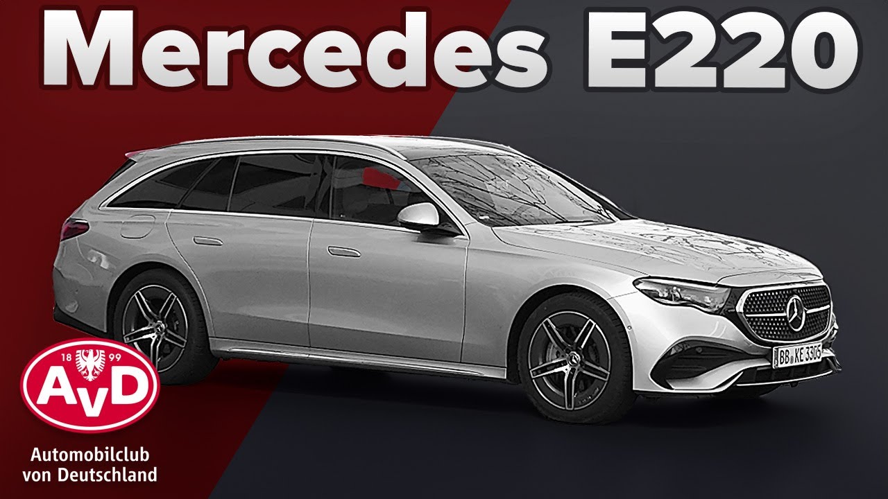 H&auml;lt die E-Klasse was sie verspricht? Mercedes E220d T-Modell (S214) im AvD Fahrbericht
