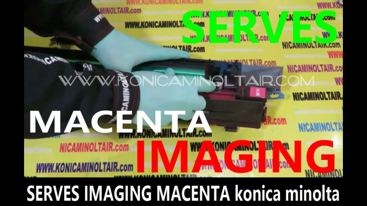 SERVES IMAGING MACENTA konica minolta