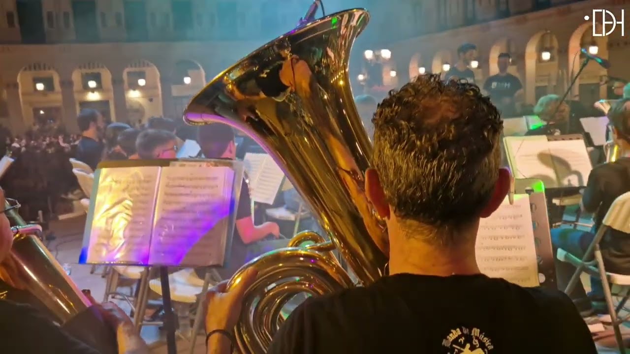 La Banda de M&uacute;sica de Huesca en el Prelaurentis 2024