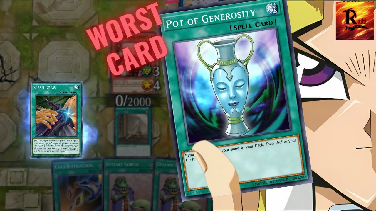 Yu-Gi-Oh's WORST Card Is Actually GOOD?!? (Pot Of Generosity)