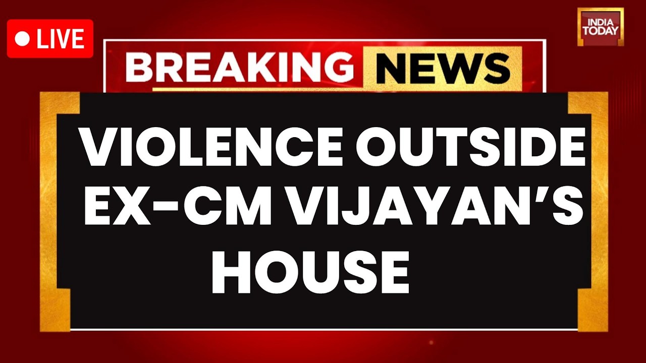 LIVE: ED Team Attacked Outside Ex-Kerala CM Vijayan's House | Left Party Workers Attack ED Team