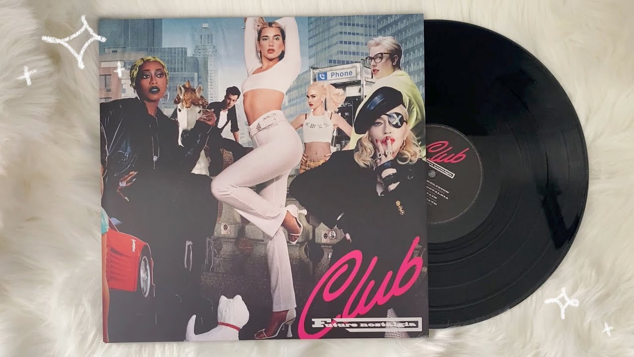 dua lipa - club future nostalgia (vinyl unboxing)