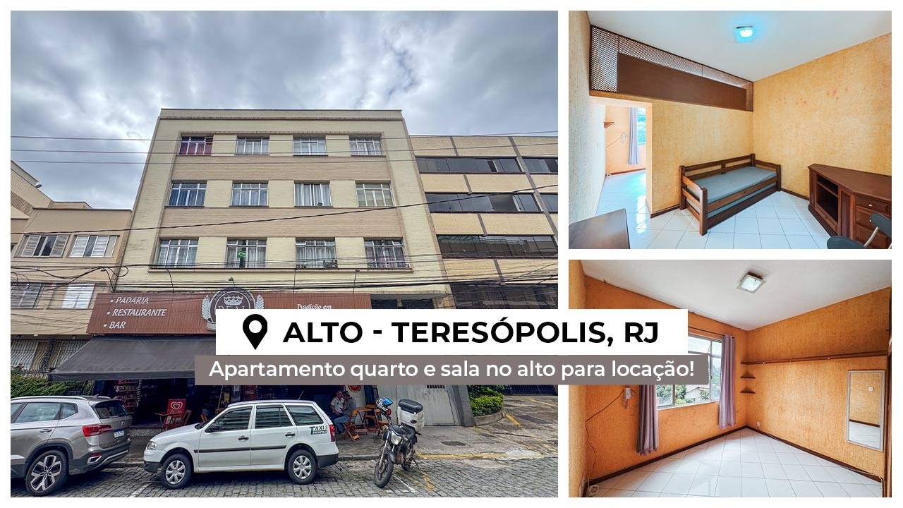Apartamento quarto e sala no alto para locação!